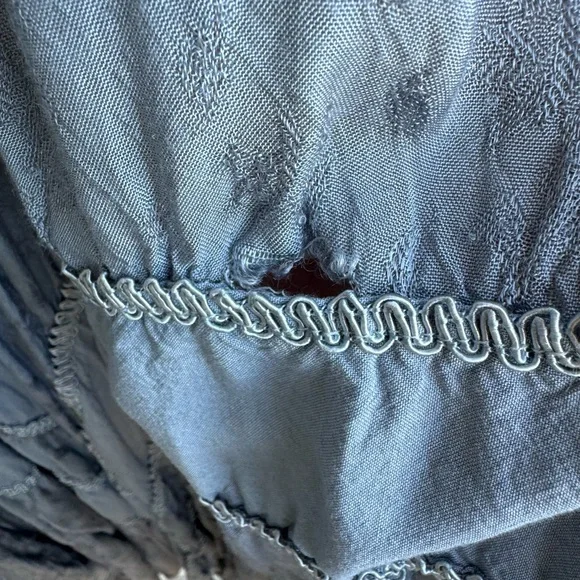 Scully Ash Gray Lace-Up Maxi Dress - Picture 7 of 7